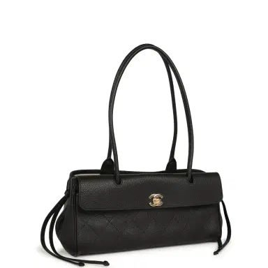Chanel Chanel Small "Urban Essential" East West Shopping Tote Black Caviar Gold Hardware | Thumbnail 2 Chanel Chanel Small "Urban Essential" East West Shopping Tote Black Caviar Gold Hardware | Thumbnail 2