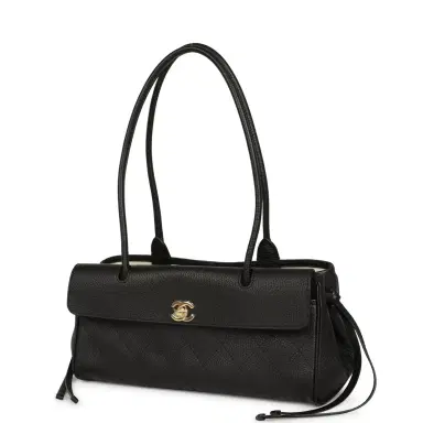 Chanel Chanel Small "Urban Essential" East West Shopping Tote Black Caviar Gold Hardware | Thumbnail 5 Chanel Chanel Small "Urban Essential" East West Shopping Tote Black Caviar Gold Hardware | Thumbnail 5