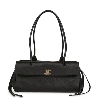 Chanel Chanel Small "Urban Essential" East West Shopping Tote Black Caviar Gold Hardware | Thumbnail 1 Chanel Chanel Small "Urban Essential" East West Shopping Tote Black Caviar Gold Hardware | Thumbnail 1