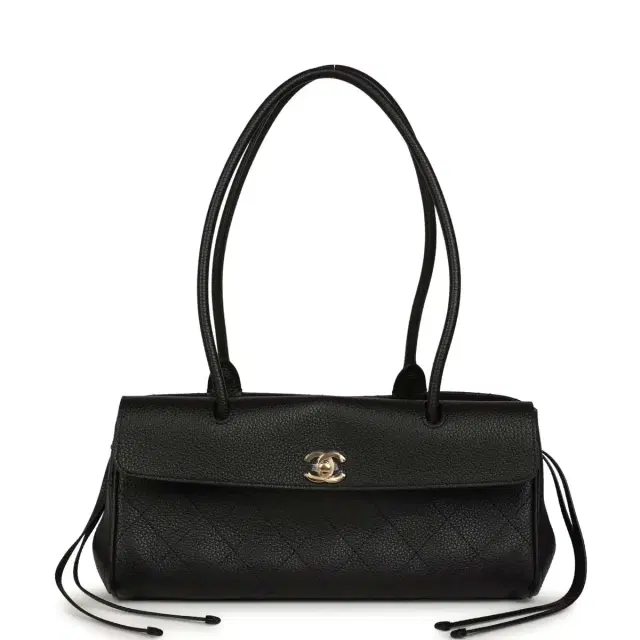Chanel Small "Urban Essential" East West Shopping Tote Black Caviar Gold Hardware Chanel Small "Urban Essential" East West Shopping Tote Black Caviar Gold Hardware