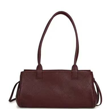 Chanel Chanel Small "Urban Essential" East West Shopping Tote Dark Burgundy Caviar Gold Hardware | Thumbnail 4 Chanel Chanel Small "Urban Essential" East West Shopping Tote Dark Burgundy Caviar Gold Hardware | Thumbnail 4