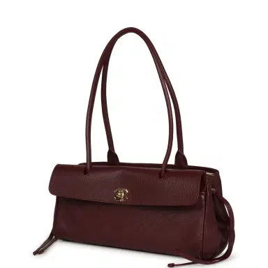 Chanel Chanel Small "Urban Essential" East West Shopping Tote Dark Burgundy Caviar Gold Hardware | Thumbnail 5 Chanel Chanel Small "Urban Essential" East West Shopping Tote Dark Burgundy Caviar Gold Hardware | Thumbnail 5