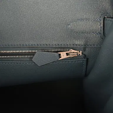 HERMÈS Hermes Birkin 30 Bleu Tempete Togo Palladium Hardware | Thumbnail 9 HERMÈS Hermes Birkin 30 Bleu Tempete Togo Palladium Hardware | Thumbnail 9