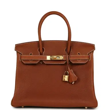 HERMÈS Hermes Birkin 30 Fauve Barenia Faubourg Gold Hardware | Thumbnail 1 HERMÈS Hermes Birkin 30 Fauve Barenia Faubourg Gold Hardware | Thumbnail 1