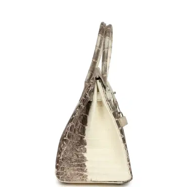 HERMÈS Hermes Birkin 30 Himalaya Niloticus Crocodile Palladium Hardware | Thumbnail 3 HERMÈS Hermes Birkin 30 Himalaya Niloticus Crocodile Palladium Hardware | Thumbnail 3
