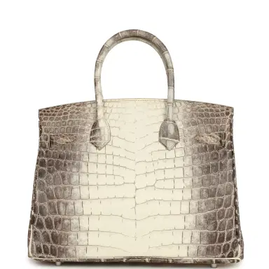 HERMÈS Hermes Birkin 30 Himalaya Niloticus Crocodile Palladium Hardware | Thumbnail 4 HERMÈS Hermes Birkin 30 Himalaya Niloticus Crocodile Palladium Hardware | Thumbnail 4