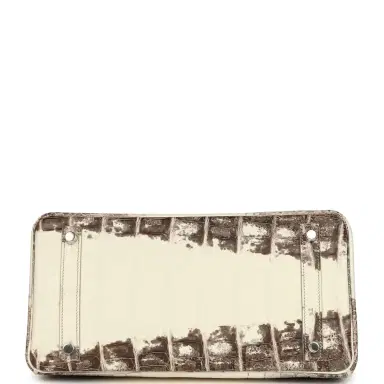 HERMÈS Hermes Birkin 30 Himalaya Niloticus Crocodile Palladium Hardware | Thumbnail 6 HERMÈS Hermes Birkin 30 Himalaya Niloticus Crocodile Palladium Hardware | Thumbnail 6
