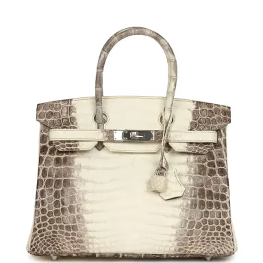 HERMÈS Hermes Birkin 30 Himalaya Niloticus Crocodile Palladium Hardware | Thumbnail 1 HERMÈS Hermes Birkin 30 Himalaya Niloticus Crocodile Palladium Hardware | Thumbnail 1