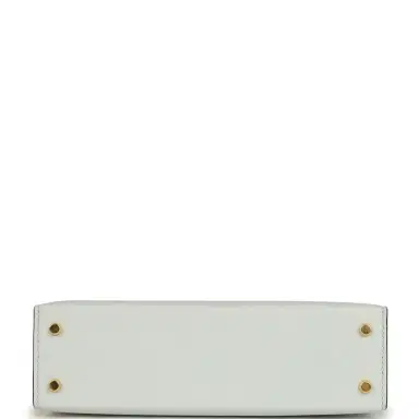 HERMÈS Hermes Kelly Sellier 20 Tri-color Gris Platine, Mauve Pale and Vert Moyen Epsom Gold Hardware | Thumbnail 6 HERMÈS Hermes Kelly Sellier 20 Tri-color Gris Platine, Mauve Pale and Vert Moyen Epsom Gold Hardware | Thumbnail 6