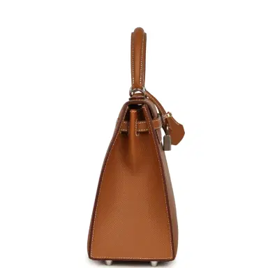 HERMÈS Hermes Kelly Sellier 25 Gold Epsom Electrum Hardware | Thumbnail 3 HERMÈS Hermes Kelly Sellier 25 Gold Epsom Electrum Hardware | Thumbnail 3