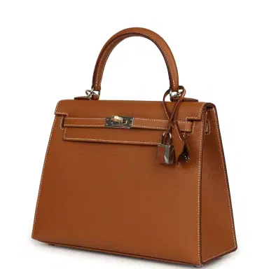 HERMÈS Hermes Kelly Sellier 25 Gold Epsom Electrum Hardware | Thumbnail 5 HERMÈS Hermes Kelly Sellier 25 Gold Epsom Electrum Hardware | Thumbnail 5