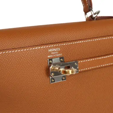 HERMÈS Hermes Kelly Sellier 25 Gold Epsom Electrum Hardware | Thumbnail 7 HERMÈS Hermes Kelly Sellier 25 Gold Epsom Electrum Hardware | Thumbnail 7
