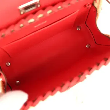 HERMÈS Hermes Mini Picnic Kelly 20 Rouge De Coeur Swift Palladium Hardware | Thumbnail 8 HERMÈS Hermes Mini Picnic Kelly 20 Rouge De Coeur Swift Palladium Hardware | Thumbnail 8