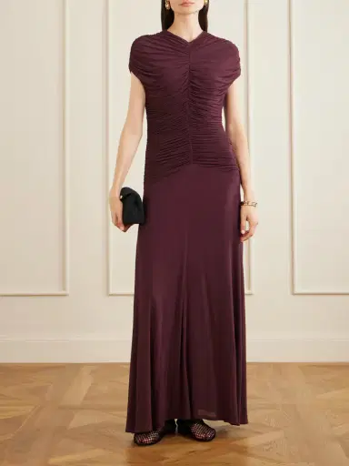 Tove Avita Ruched Maxi Dress | Thumbnail 2 Tove Avita Ruched Maxi Dress | Thumbnail 2