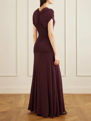 Tove Avita Ruched Maxi Dress | Thumbnail 3 Tove Avita Ruched Maxi Dress | Thumbnail 3
