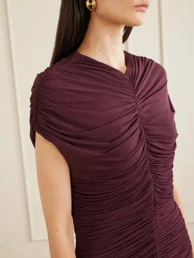 Tove Avita Ruched Maxi Dress | Thumbnail 4 Tove Avita Ruched Maxi Dress | Thumbnail 4