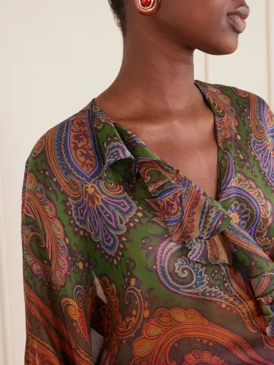 Etro Paisley-printed Silk Blouse | Thumbnail 4 Etro Paisley-printed Silk Blouse | Thumbnail 4