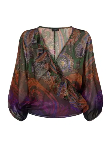Etro Paisley-printed Silk Blouse | Thumbnail 1 Etro Paisley-printed Silk Blouse | Thumbnail 1