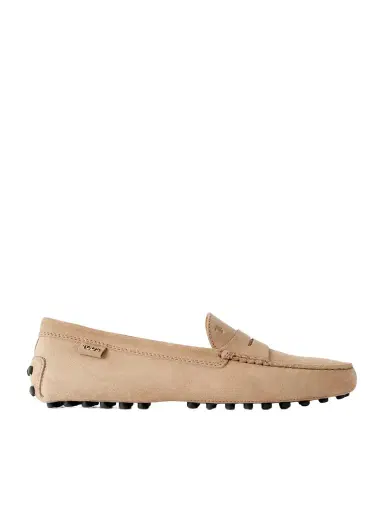 Tod's Gommino Suede Loafers | Thumbnail 1 Tod's Gommino Suede Loafers | Thumbnail 1