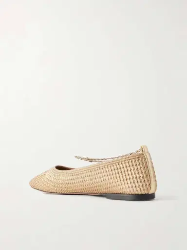 Stella McCartney Woven Lurex Ballet Flats | Thumbnail 3 Stella McCartney Woven Lurex Ballet Flats | Thumbnail 3