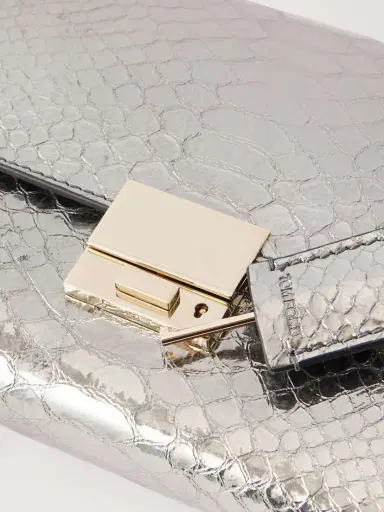 Tom Ford Jean Metallic Snake-effect Leather Clutch | Thumbnail 5 Tom Ford Jean Metallic Snake-effect Leather Clutch | Thumbnail 5