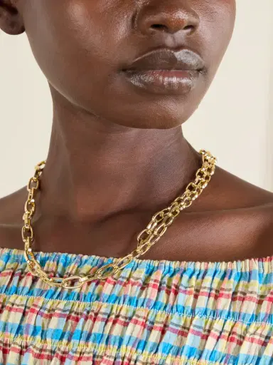 Roxanne Assoulin The Paperclip Gold-tone Necklace | Thumbnail 2 Roxanne Assoulin The Paperclip Gold-tone Necklace | Thumbnail 2