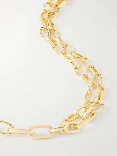 Roxanne Assoulin The Paperclip Gold-tone Necklace | Thumbnail 4 Roxanne Assoulin The Paperclip Gold-tone Necklace | Thumbnail 4