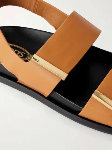 Tod's Buckled Leather Slingback Sandals | Thumbnail 5 Tod's Buckled Leather Slingback Sandals | Thumbnail 5