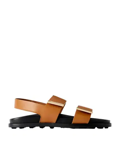 Tod's Buckled Leather Slingback Sandals | Thumbnail 1 Tod's Buckled Leather Slingback Sandals | Thumbnail 1