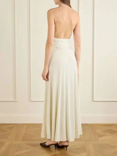 Alaïa Halter Jersey Maxi Dress | Thumbnail 3 Alaïa Halter Jersey Maxi Dress | Thumbnail 3