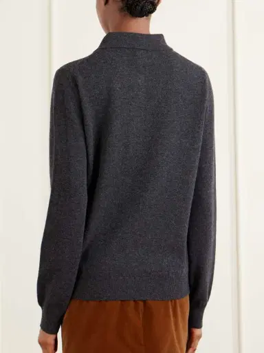 Blazé Milano Highland Wool And Cashmere-blend Polo Sweater | Thumbnail 4 Blazé Milano Highland Wool And Cashmere-blend Polo Sweater | Thumbnail 4