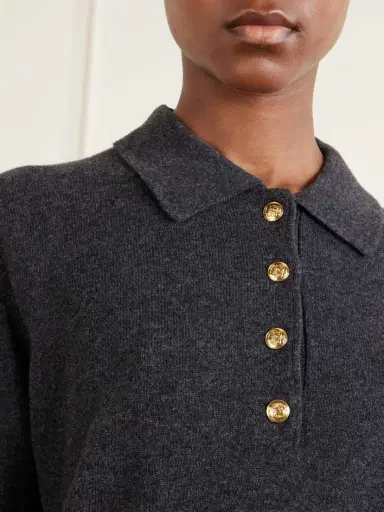 Blazé Milano Highland Wool And Cashmere-blend Polo Sweater | Thumbnail 5 Blazé Milano Highland Wool And Cashmere-blend Polo Sweater | Thumbnail 5