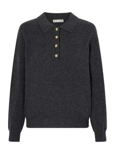 Blazé Milano Highland Wool And Cashmere-blend Polo Sweater | Thumbnail 1 Blazé Milano Highland Wool And Cashmere-blend Polo Sweater | Thumbnail 1