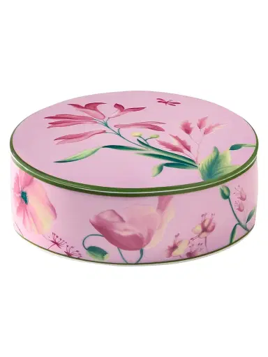 GINORI 1735 Florenza Porcelain Round Box With Cover | Thumbnail 1 GINORI 1735 Florenza Porcelain Round Box With Cover | Thumbnail 1