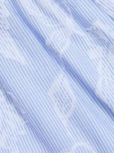 Generation Love Women's Olson Floral-Striped Cotton Bubble Shorts - Light Blue White - Size XL | Thumbnail 7 Generation Love Women's Olson Floral-Striped Cotton Bubble Shorts - Light Blue White - Size XL | Thumbnail 7