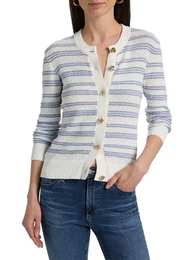 Generation Love Women's Laurel Striped Cardigan | Thumbnail 3 Generation Love Women's Laurel Striped Cardigan | Thumbnail 3