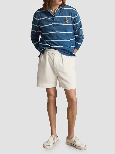 Polo Ralph Lauren Men's Classic-Fit Polo Bear Rugby Shirt - Newport Bear Medium Indigo Nevis | Thumbnail 2 Polo Ralph Lauren Men's Classic-Fit Polo Bear Rugby Shirt - Newport Bear Medium Indigo Nevis | Thumbnail 2