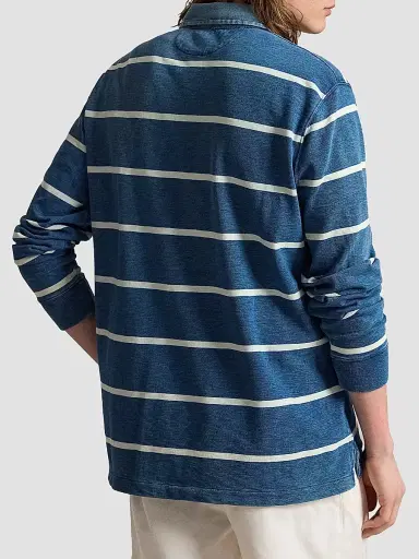 Polo Ralph Lauren Men's Classic-Fit Polo Bear Rugby Shirt - Newport Bear Medium Indigo Nevis | Thumbnail 3 Polo Ralph Lauren Men's Classic-Fit Polo Bear Rugby Shirt - Newport Bear Medium Indigo Nevis | Thumbnail 3
