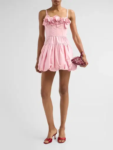 Aknvas Women's Alita Poplin Mini Dress - Pink - Size 8 | Thumbnail 2 Aknvas Women's Alita Poplin Mini Dress - Pink - Size 8 | Thumbnail 2