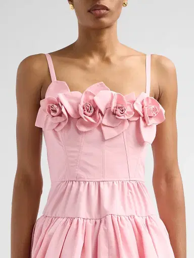 Aknvas Women's Alita Poplin Mini Dress - Pink - Size 8 | Thumbnail 5 Aknvas Women's Alita Poplin Mini Dress - Pink - Size 8 | Thumbnail 5