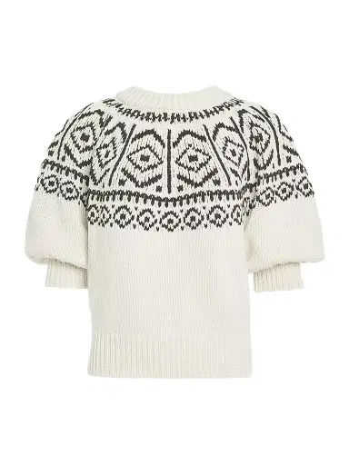 Altuzarra Women's Howard Rib-Knit Wool-Blend Sweater - Ivory - Size XL | Thumbnail 1 Altuzarra Women's Howard Rib-Knit Wool-Blend Sweater - Ivory - Size XL | Thumbnail 1