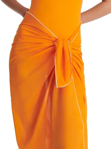 ERES Women's Cabine Cotton Sarong - Kumquat | Thumbnail 4 ERES Women's Cabine Cotton Sarong - Kumquat | Thumbnail 4