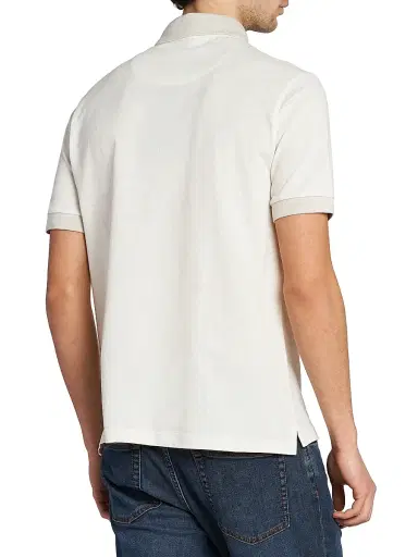 Etro Men's Roma Cotton Polo Shirt - Stampado Bianco | Thumbnail 5 Etro Men's Roma Cotton Polo Shirt - Stampado Bianco | Thumbnail 5