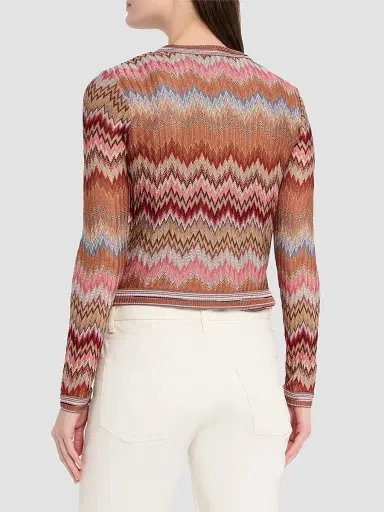 Missoni Women's Zigzag Chevron Button-Front Cardigan | Thumbnail 3 Missoni Women's Zigzag Chevron Button-Front Cardigan | Thumbnail 3