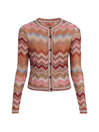 Missoni Women's Zigzag Chevron Button-Front Cardigan | Thumbnail 1 Missoni Women's Zigzag Chevron Button-Front Cardigan | Thumbnail 1