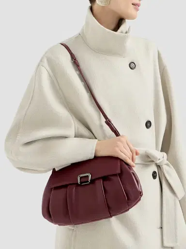 Brunello Cucinelli Women's Boule Crossbody Bag in Nappa Leather | Thumbnail 2 Brunello Cucinelli Women's Boule Crossbody Bag in Nappa Leather | Thumbnail 2