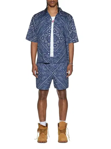Ksubi Men's Paise Paisley Boardshorts - Navy - Size XXL | Thumbnail 2 Ksubi Men's Paise Paisley Boardshorts - Navy - Size XXL | Thumbnail 2