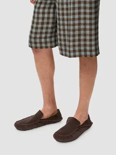 Loewe Men's Rambla Suede Driving Loafers - Dark Brown | Thumbnail 2 Loewe Men's Rambla Suede Driving Loafers - Dark Brown | Thumbnail 2