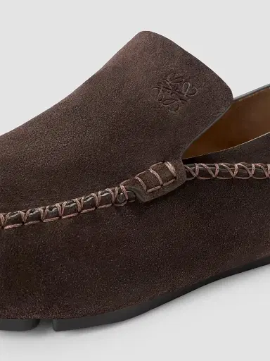 Loewe Men's Rambla Suede Driving Loafers - Dark Brown | Thumbnail 5 Loewe Men's Rambla Suede Driving Loafers - Dark Brown | Thumbnail 5