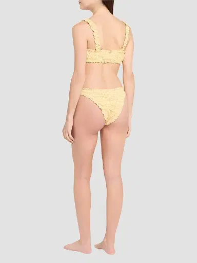 Simkhai Women's Maelie Gingham Bikini Bottom - Mango Multi - Size XS | Thumbnail 3 Simkhai Women's Maelie Gingham Bikini Bottom - Mango Multi - Size XS | Thumbnail 3